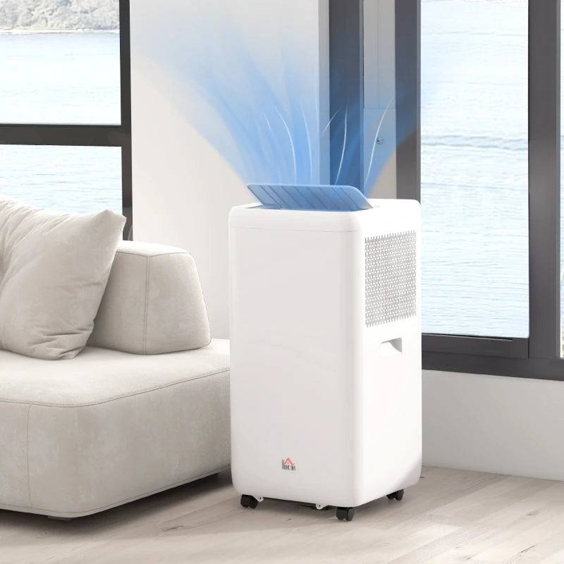 Portable 12,000 BTU Air Conditioner - White, Dehumidifier, Auto & Sleep Mode