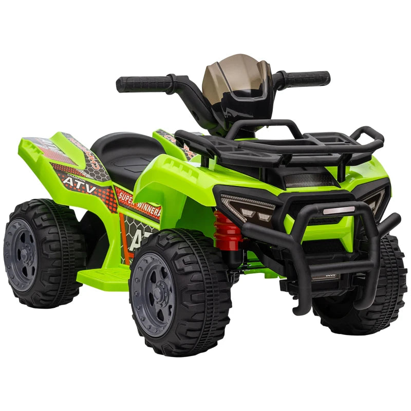 Green Kids Electric Quad Bike with Music | 18-36 Months