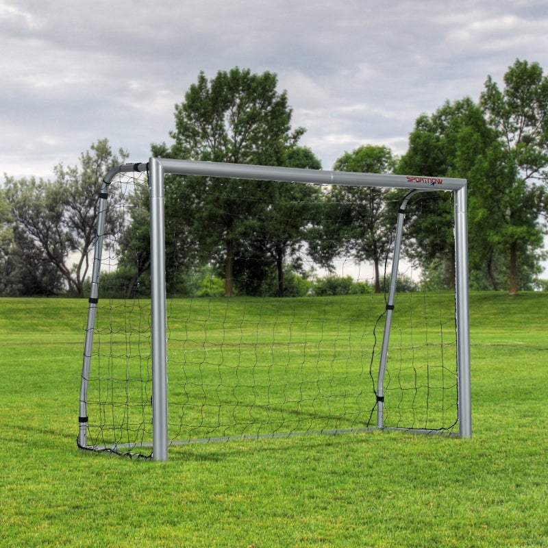 8ft x 5ft Green Football Goal Net with Ground Stakes