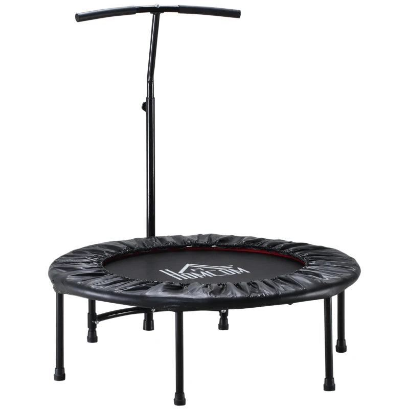 40'' Black Trampoline Rebounder with Adjustable Handle