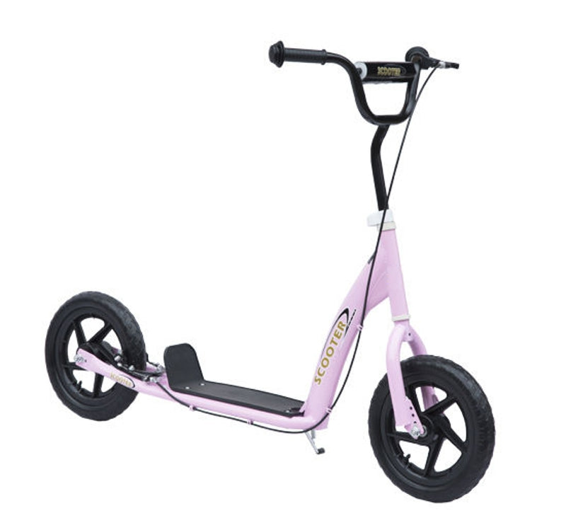 Kids Stunt Scooter with 12" Pink EVA Tyres