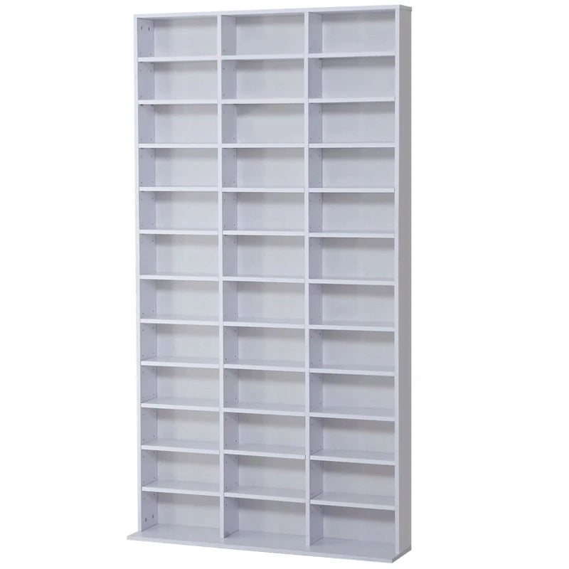 White Adjustable Storage Unit with 33 Compartments