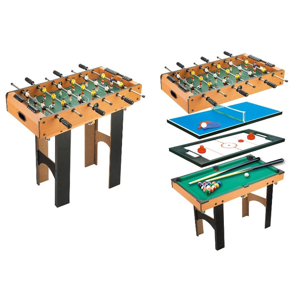 4-in-1 Multi Game Table, Compact Design, Multi-Colour, 87x43x73 cm
