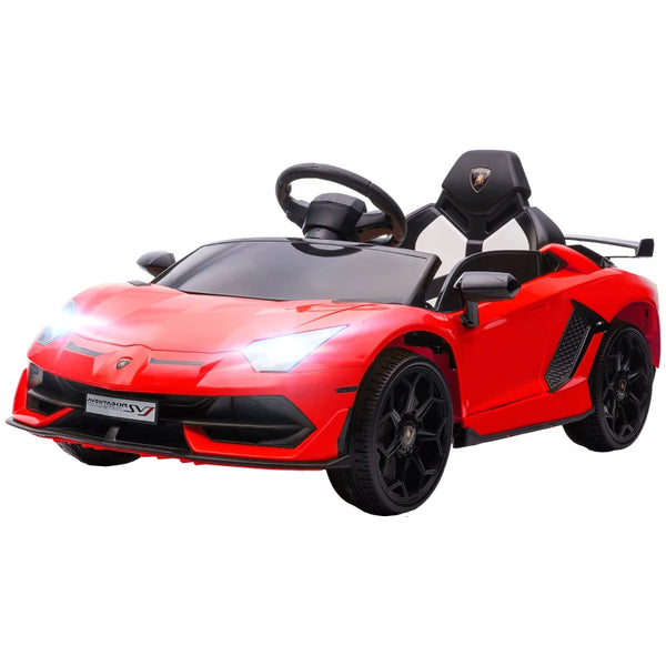 Red Lamborghini Style 12V Kids Electric Car with Butterfly Doors and Remote Control