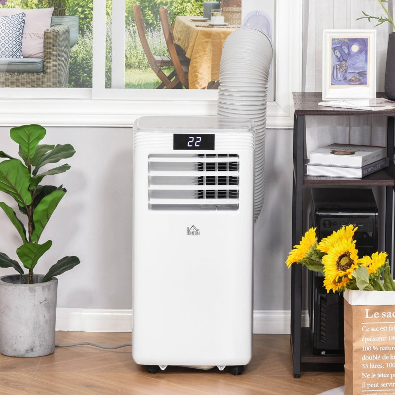 Portable 8000 BTU Air Conditioner - White, 3-in-1 AC Unit with Remote Control