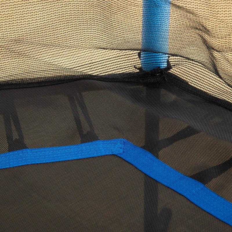 Blue Kids Trampoline with Enclosure Net - Indoor/Outdoor - Ages 3-10