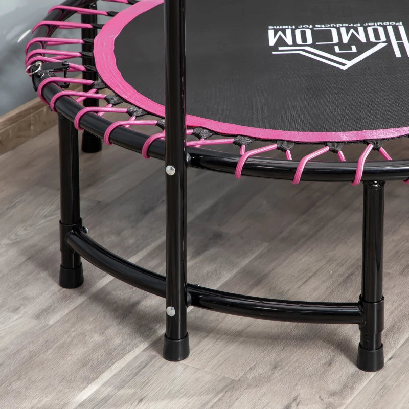 45" Pink Round Mini Trampoline with Adjustable Handle