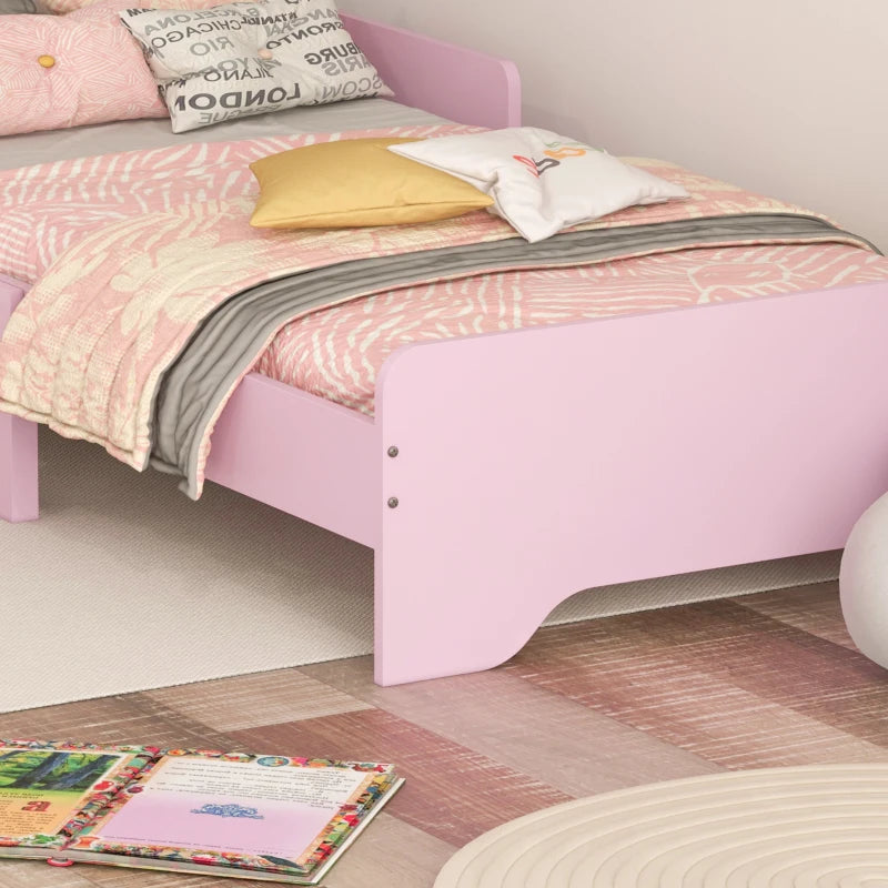 Princess Cloud Toddler Bed Frame - Pink, 143 x 74 x 55cm