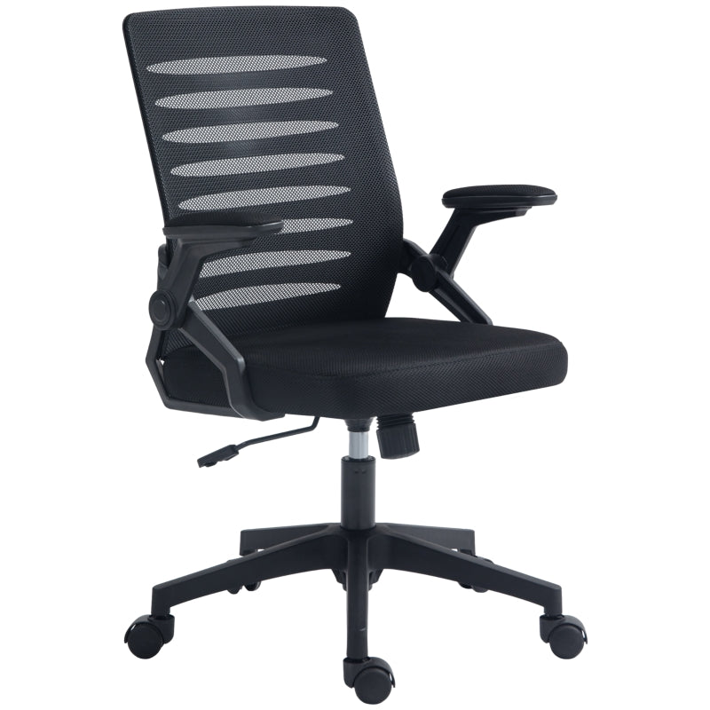 Black Mesh Back Adjustable Height Work Chair - Vinsetto 44-53.5cm