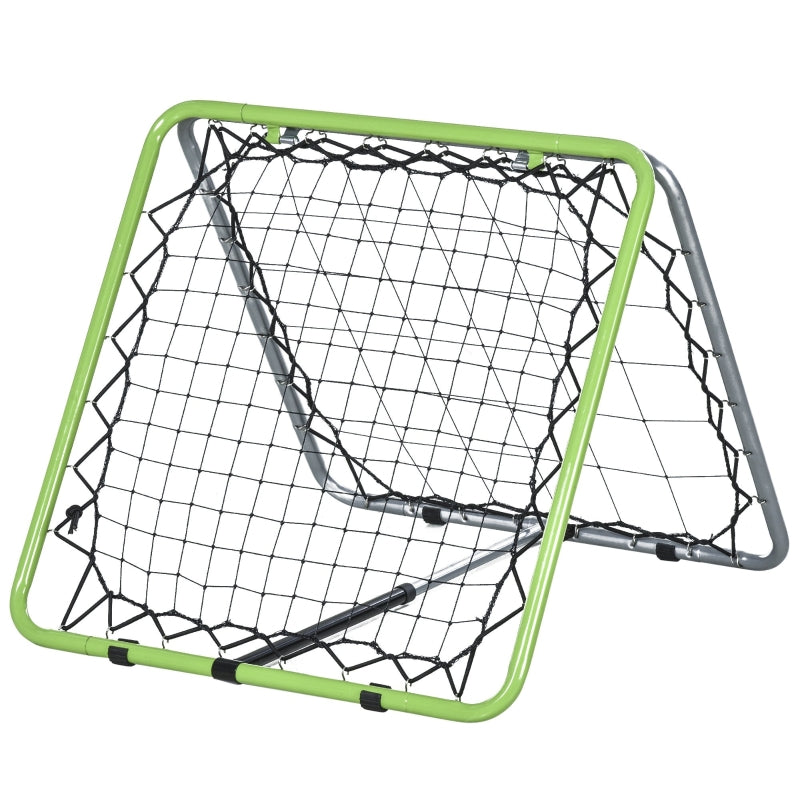 Blue Soccer Rebounder Net for Kids - Adjustable Angle Goal Training Set