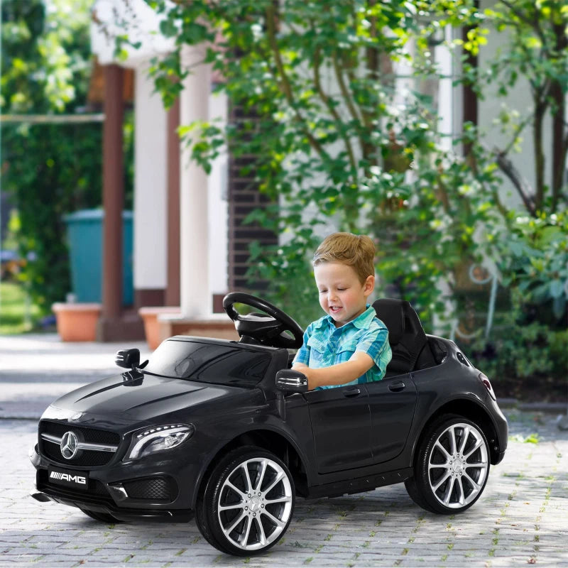 Black Mercedes Benz GLA 6V Kids Electric Ride On Car with Remote Control