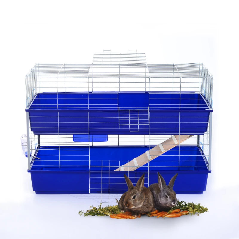 Grey Small Animal Hutch, 118x79x58cm