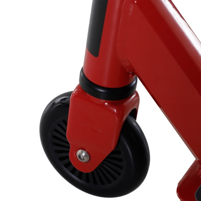 Red Lightweight Steel Stunt Scooter for Teens