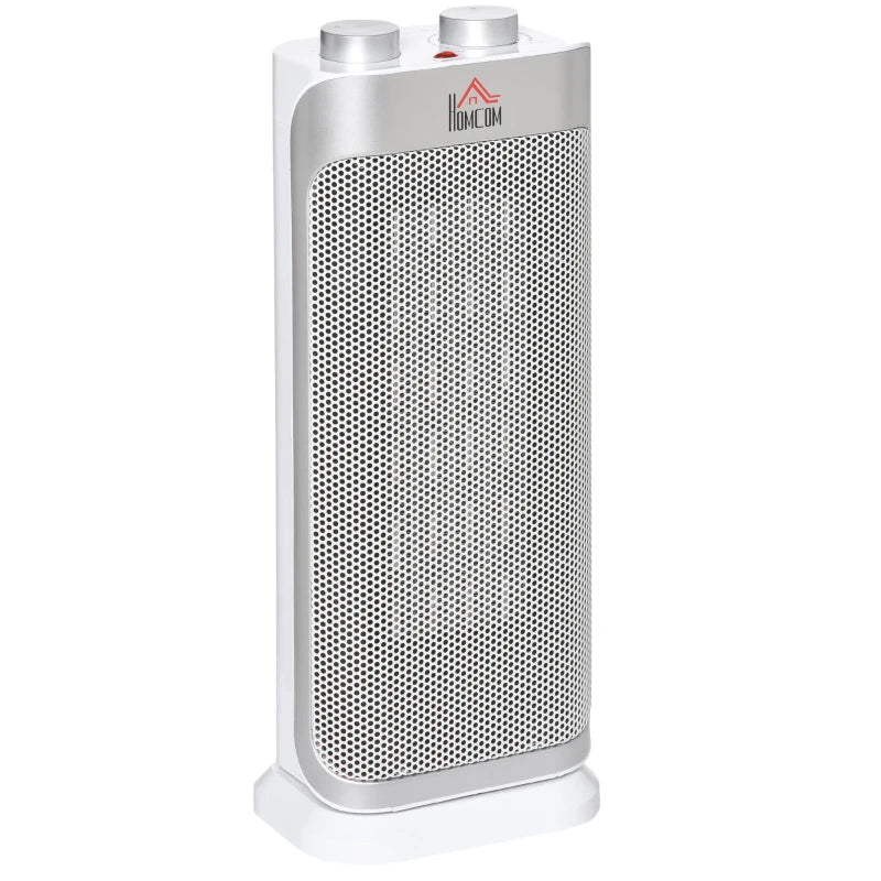 White Ceramic Oscillating Space Heater - 1000W/2000W, Home & Office