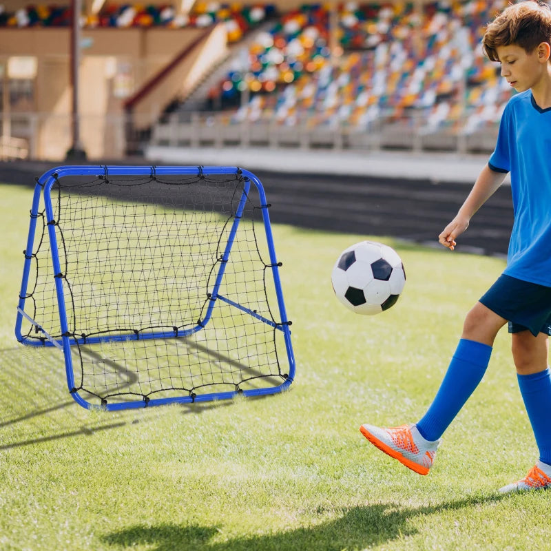 Adjustable Double-Sided Football Rebounder Net, Green