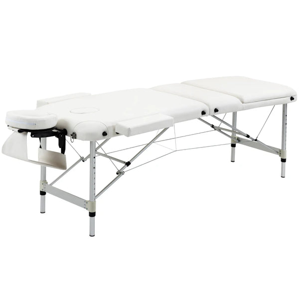 White Foldable Massage Table for Professional Salon and SPA