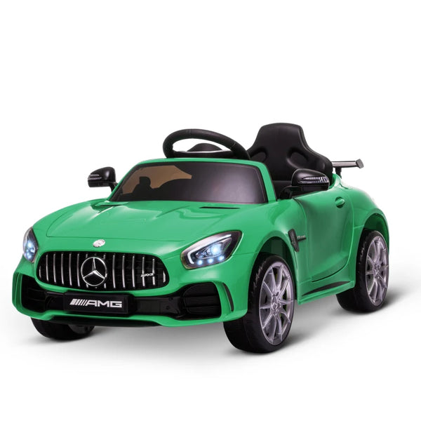 Green 12V Kids Electric Ride On Car with Remote Control & Music