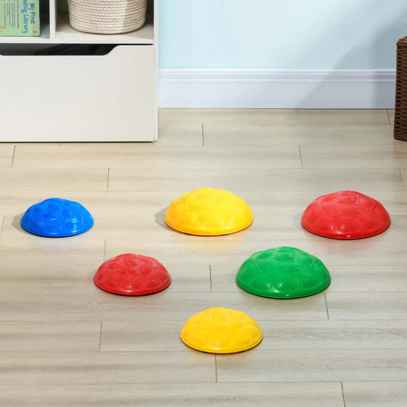 Colorful Kids Stepping Stones Set with Non-Slip Mats