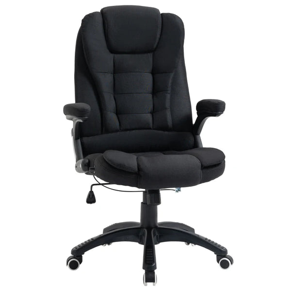 Black Ergonomic Office Chair with Armrests & Adjustable Height