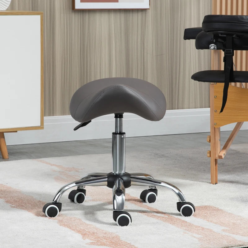 Grey Adjustable Salon Massage Stool