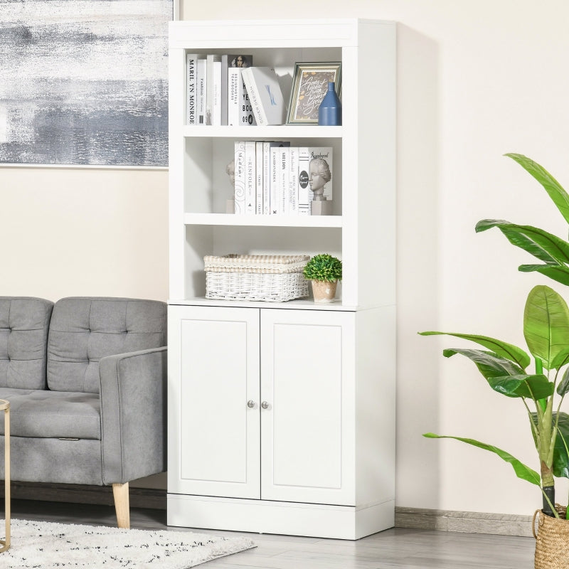 White 6-Tier Freestanding Kitchen Storage Cabinet