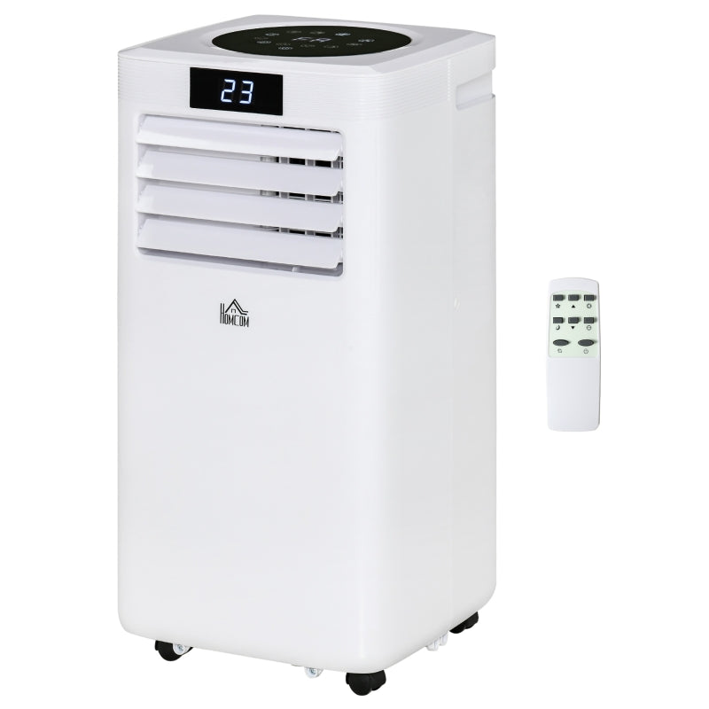 Portable 10000 BTU Air Conditioner - White, 3-in-1 Unit with Remote Control