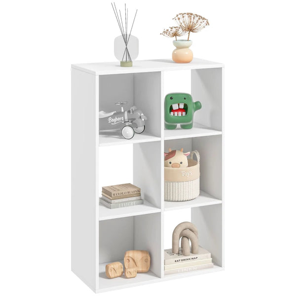 White 3-Tier Cube Storage Cabinet Organizer