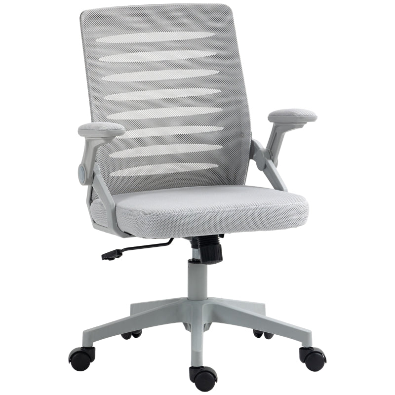 Grey Adjustable Height Mesh Back Work Chair - 44-53.5cm