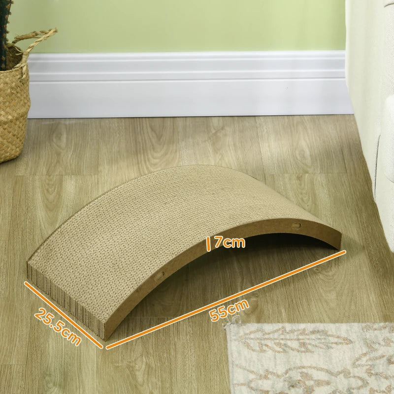 Brown Cat Scratching Board Set, 4PCs, 55 x 26cm