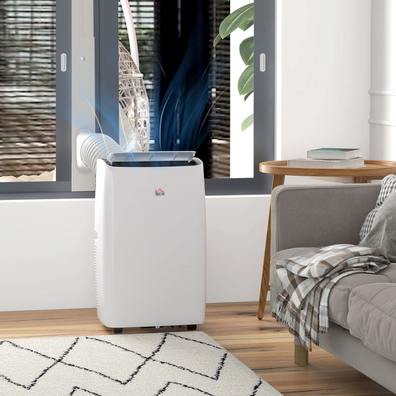 14,000 BTU Portable Air Conditioner with LED Screen - White