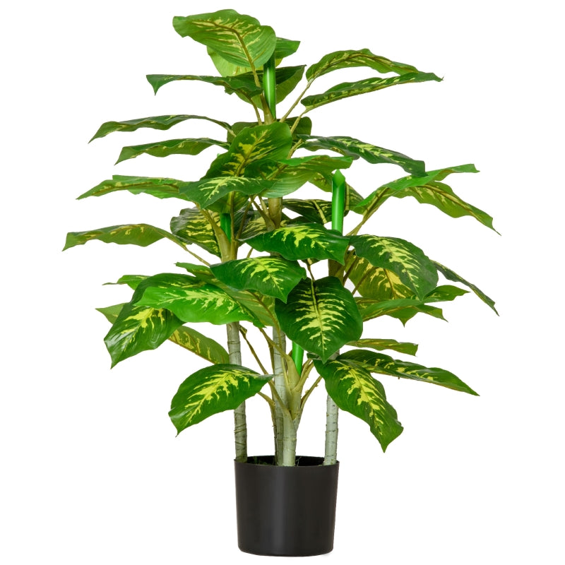 Green Artificial Evergreen Tree in Nursery Pot - Indoor Outdoor Decor, 95cm