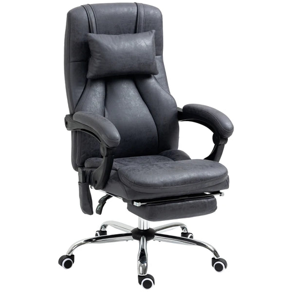 Office Chair with Lumbar Massage and Reclining Feature