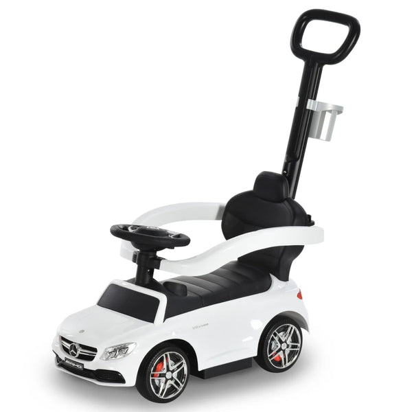 Red Ride-On Push Car with Steering Wheel and Storage for Toddlers 12-36 Months - Mercedes-Benz AMG C63