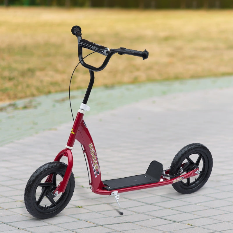 Red Kids Stunt Scooter with 12" EVA Tyres