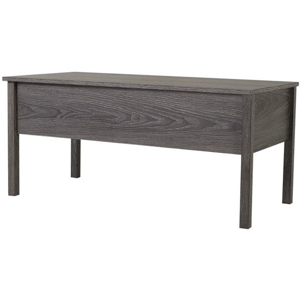 Tan Lift Top Coffee Table with Hidden Storage, 98cm Wide