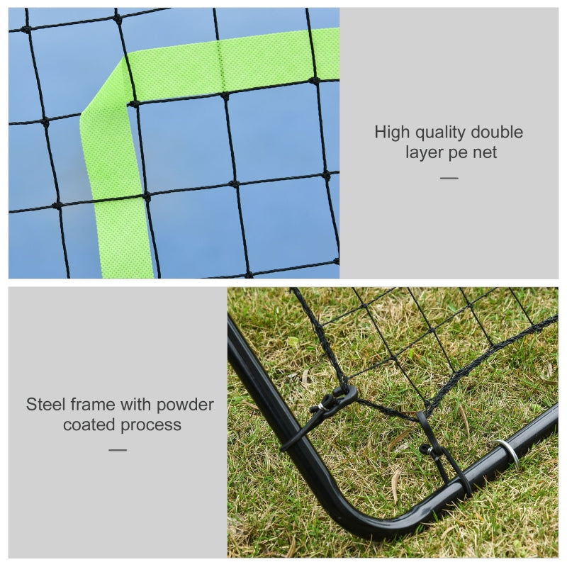 Blue Rebounder Net Game Target Ball Training Equipment