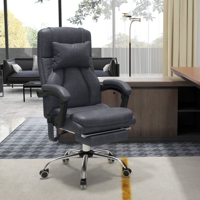 Office Chair with Lumbar Massage and Reclining Feature