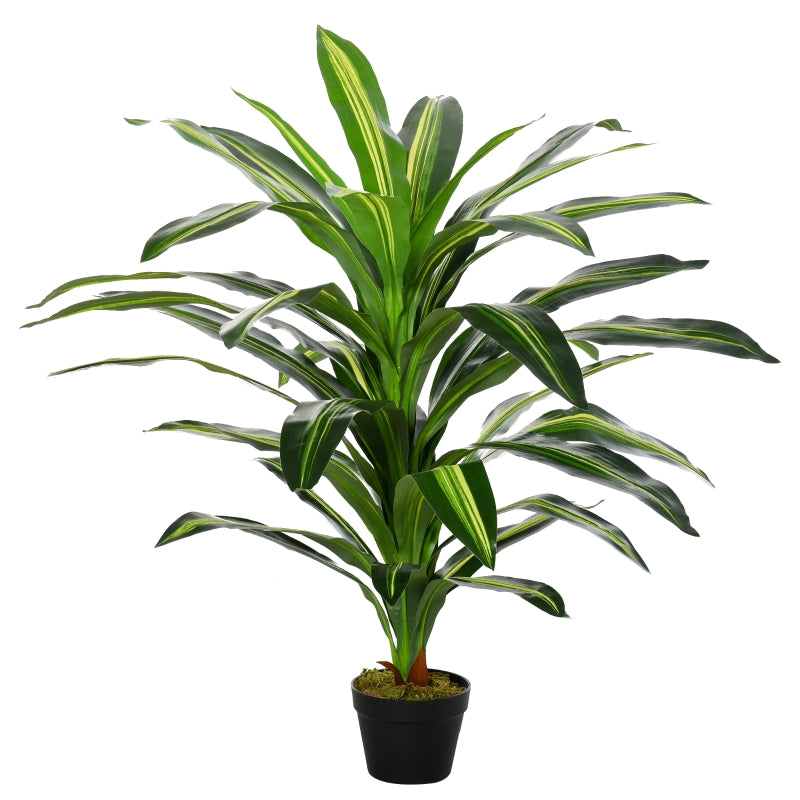 Green Artificial Dracaena Tree - Indoor/Outdoor Decor Plant