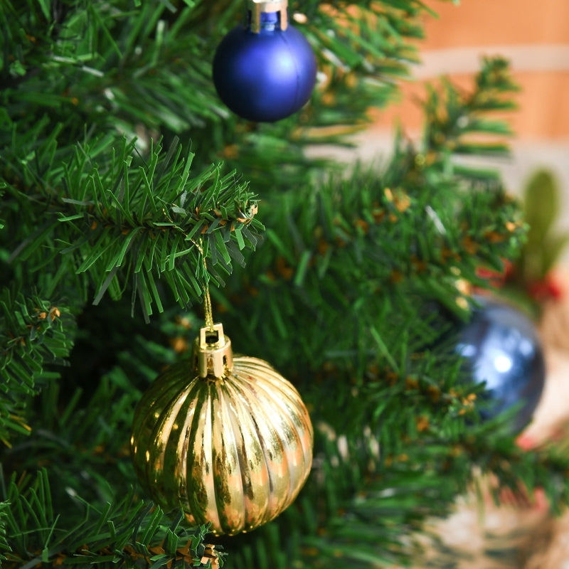 4FT Green Christmas Tree with Warm White LED Lights