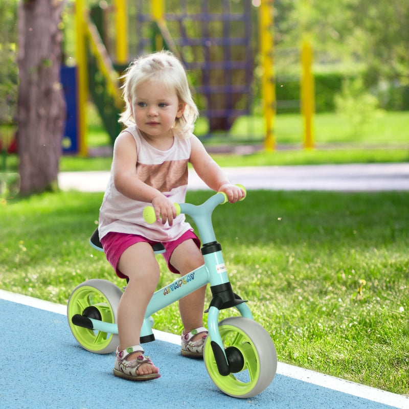 Green 8" Kids Balance Bike with Adjustable Seat and EVA Wheels