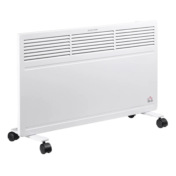 White Electric Convector Heater with 2 Heat Settings