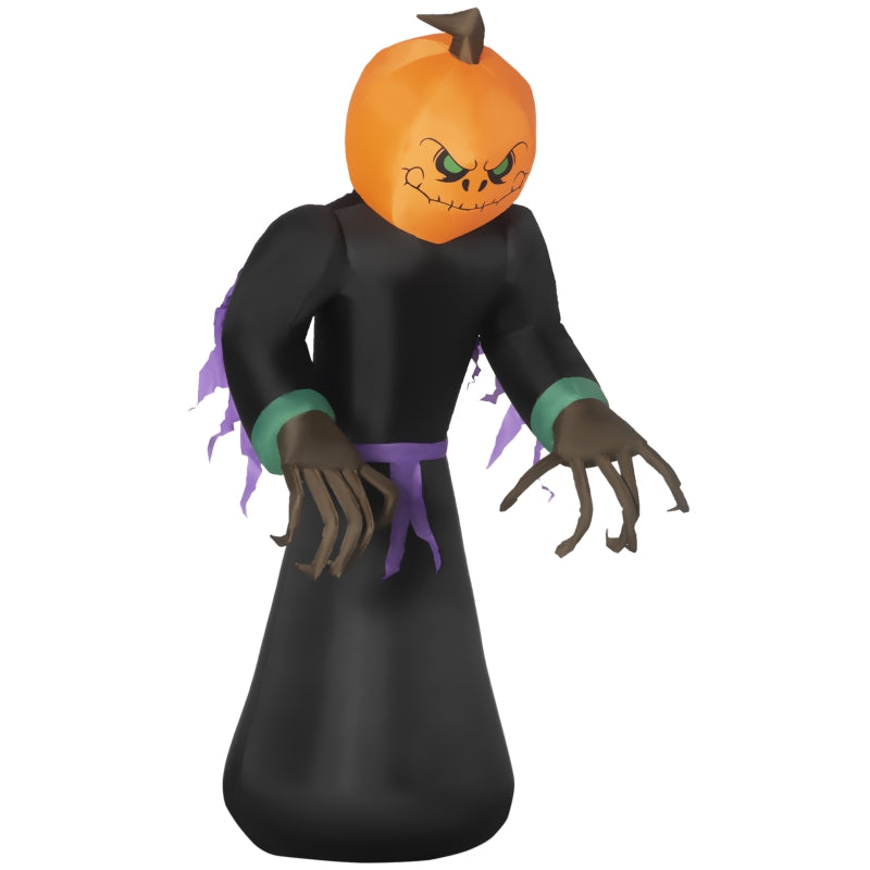 6 LED Inflatable Halloween Yard Decoration - Pumpkin Ghost Vampire Monster