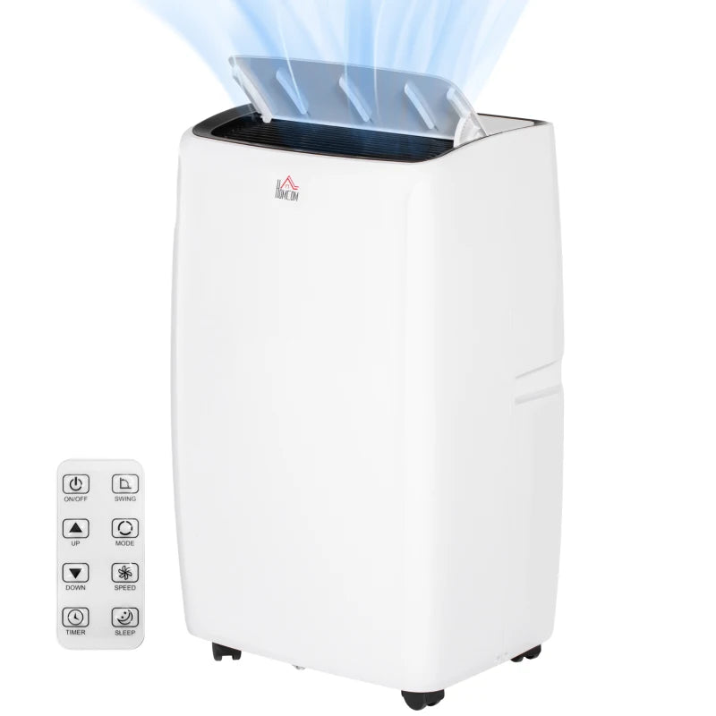 14,000 BTU Portable Air Conditioner with LED Screen - White