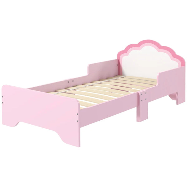 Princess Cloud Toddler Bed Frame - Pink, 143 x 74 x 55cm