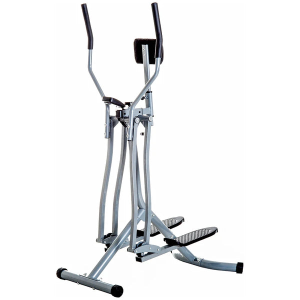 Grey Air Walker Cross Trainer with LCD for Home Gym