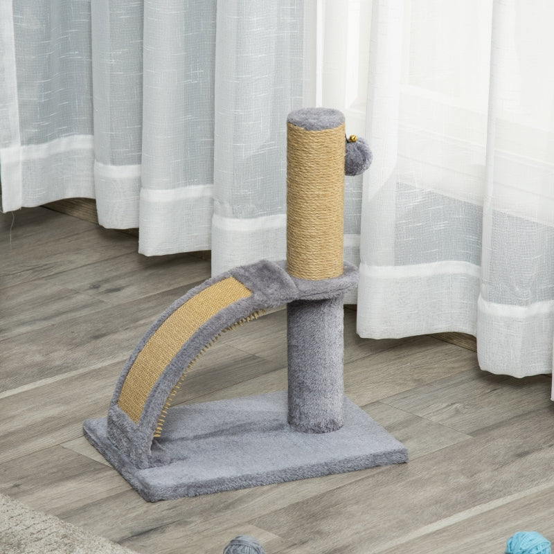 Cat Tree Climbing Activity Center with Scratching Board - Gray