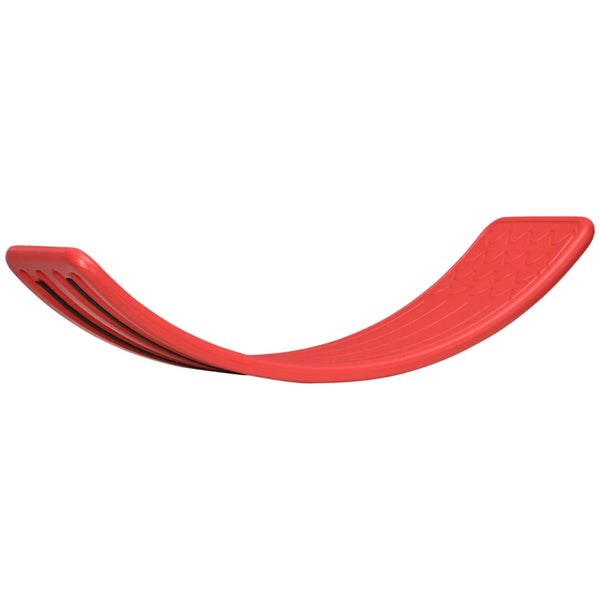 Red Kids Balance Wobble Board - Montessori Toy for Ages 3-6