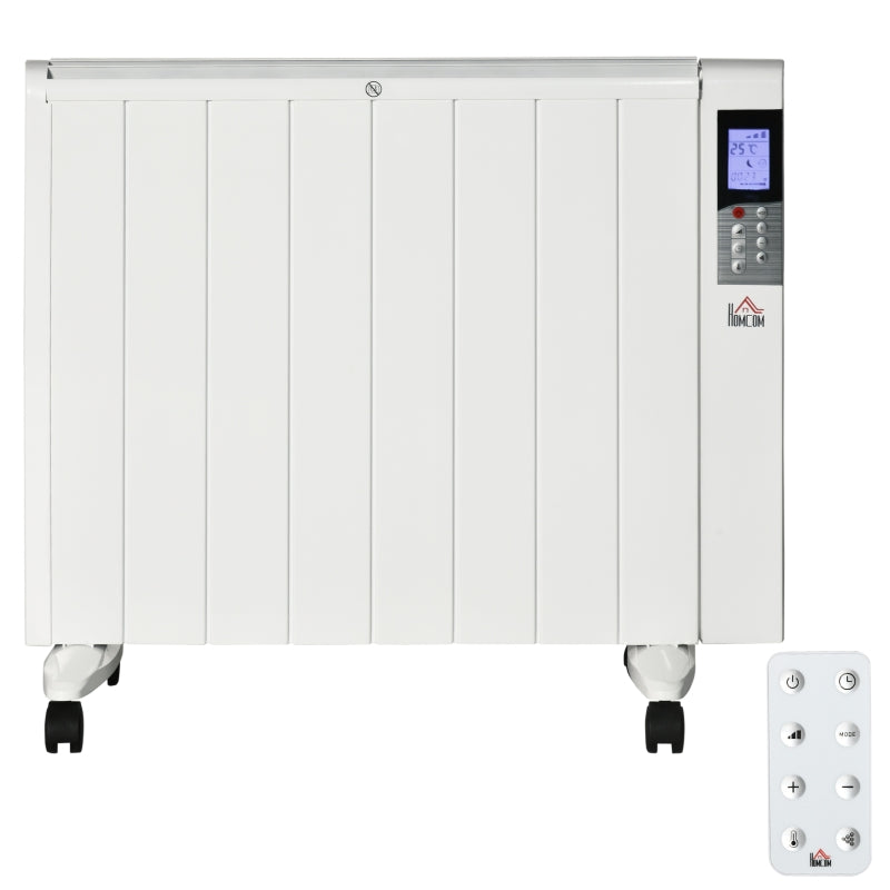 White Convector Panel Heater with Timer & Remote Control