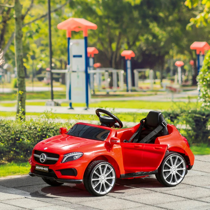 Mercedes-Benz Red Electric Car