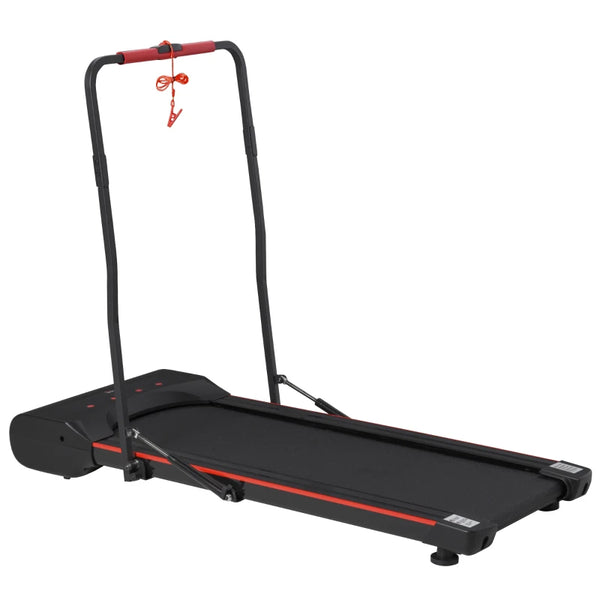 Foldable Walking Treadmill - Black, LED Display, Remote Control